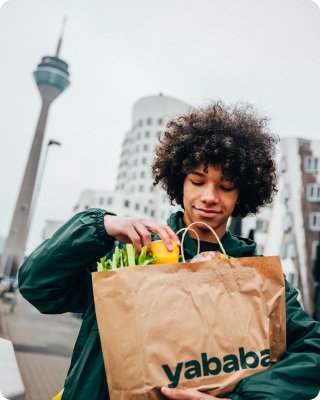 Delivering oriental groceries in Düsseldorf